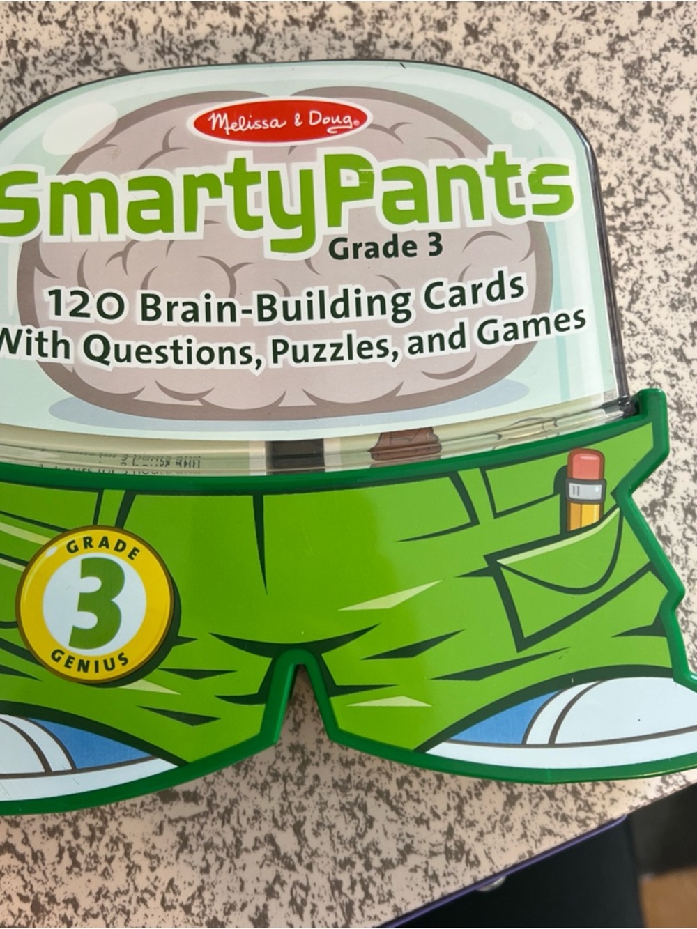 Melissa & Doug SmartyPants Grade 3 Brain-Building Cards - Green and White